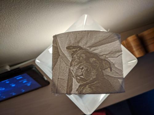 Dog Lithophane