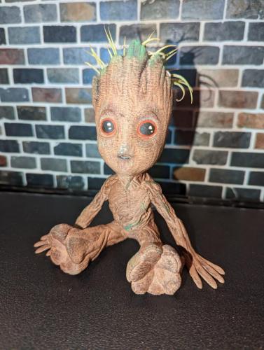 Baby Groot Plant Air Plant Holder - hand painted
